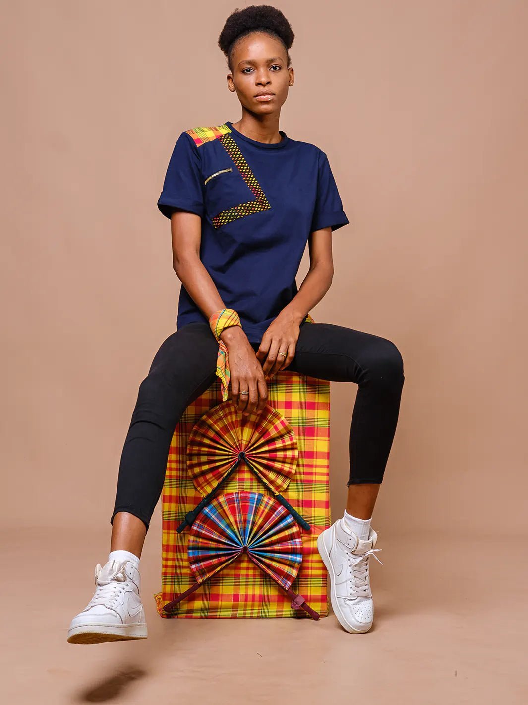 t-shirt Galani Madras - Matikaa