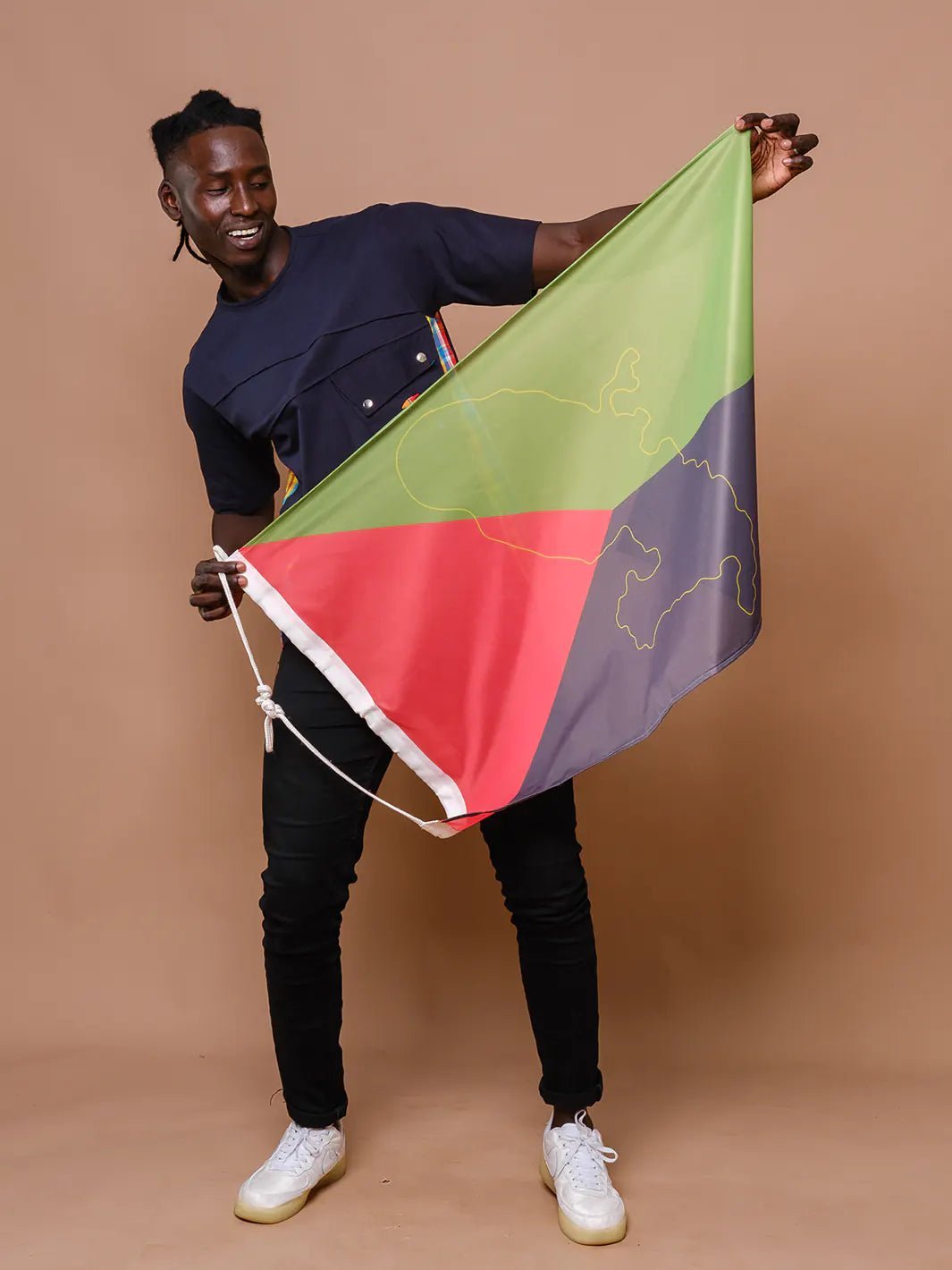 Drapeau de la Martinique rouge vert noir' T-shirt Homme
